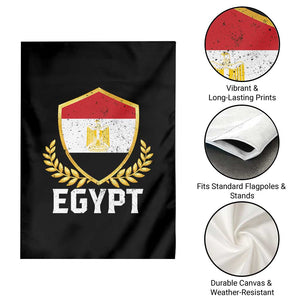 Egypt Coat of Arms Gold Shield Crest Garden Flag Patriotic Egyptian Flag Heritage Pride TS02 Print Your Wear