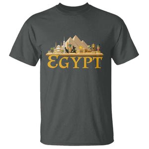 Ancient Egypt Pyramids Sphinx Graphic T Shirt Vintage Egypt Anubis History Buff Travel Souvenir TS02 Print Your Wear