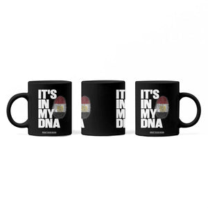 Egypt It's In My DNA Flag Fingerprint Graphic Coffee Mug Egyptian Heritage Pride Roots TS02 Print Your Wear