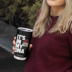 Egypt It's In My DNA Flag Fingerprint Graphic Tumbler Cup Egyptian Heritage Pride Roots TS02 Print Your Wear