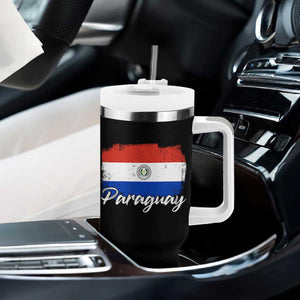 Vintage Paraguay Flag Paraguaya Heritage Pride Roots Tumbler With Handle TS02 Print Your Wear
