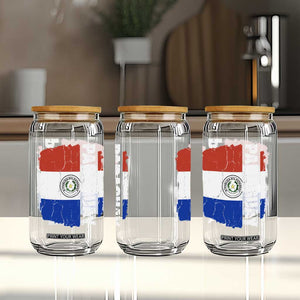 Paraguay Proud Roots Vintage Paraguaya Flag Heritage Pride Glass Can TS02 Print Your Wear