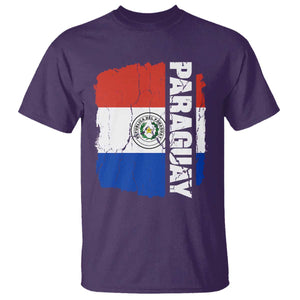 Paraguay Proud Roots Vintage Paraguaya Flag Heritage Pride T Shirt TS02 Purple Print Your Wear
