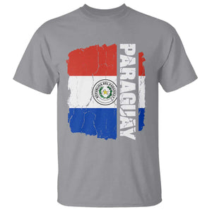 Paraguay Proud Roots Vintage Paraguaya Flag Heritage Pride T Shirt TS02 Sport Gray Print Your Wear