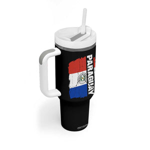 Paraguay Proud Roots Vintage Paraguaya Flag Heritage Pride Tumbler With Handle TS02 Print Your Wear