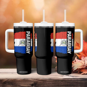 Paraguay Proud Roots Vintage Paraguaya Flag Heritage Pride Tumbler With Handle TS02 Print Your Wear