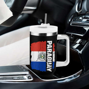 Paraguay Proud Roots Vintage Paraguaya Flag Heritage Pride Tumbler With Handle TS02 Print Your Wear