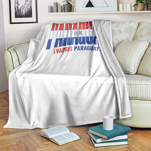 Vamos Paraguay Long Live Soccer Cheer Throw Blanket Patriotic Paraguaya Futbol Football Fans Pride TS02 Print Your Wear