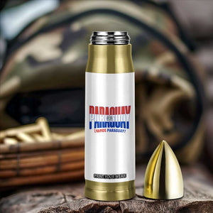 Vamos Paraguay Long Live Soccer Cheer Bullet Tumbler Patriotic Paraguaya Futbol Football Fans Pride TS02 Print Your Wear