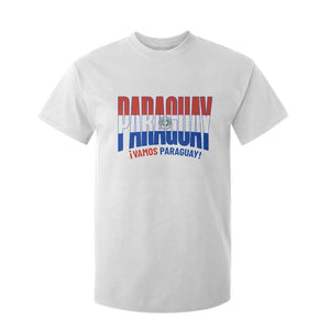 Vamos Paraguay Long Live Soccer Cheer T Shirt For Kid Patriotic Paraguaya Futbol Football Fans Pride TS02 White Print Your Wear