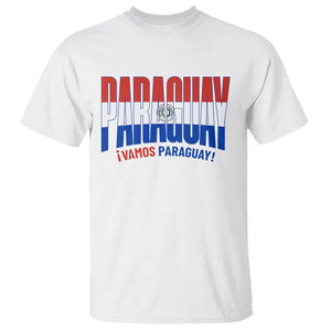 Vamos Paraguay Long Live Soccer Cheer T Shirt Patriotic Paraguaya Futbol Football Fans Pride TS02 White Print Your Wear