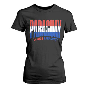 Vamos Paraguay Long Live Soccer Cheer T Shirt For Women Patriotic Paraguaya Futbol Football Fans Pride TS02 Black Print Your Wear