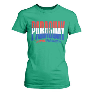 Vamos Paraguay Long Live Soccer Cheer T Shirt For Women Patriotic Paraguaya Futbol Football Fans Pride TS02 Irish Green Print Your Wear