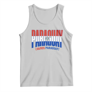 Vamos Paraguay Long Live Soccer Cheer Tank Top Patriotic Paraguaya Futbol Football Fans Pride TS02 Ash Print Your Wear