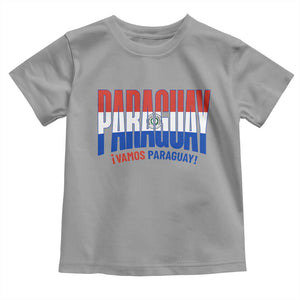 Vamos Paraguay Long Live Soccer Cheer Toddler T Shirt Patriotic Paraguaya Futbol Football Fans Pride TS02 Sport Gray Print Your Wear