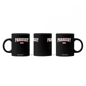 Paraguay Retro Athletic Varsity Style Coffee Mug Paraguaya Flag Country Pride Heritage TS02 Print Your Wear