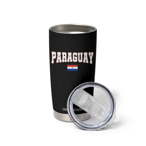 Paraguay Retro Athletic Varsity Style Tumbler Cup Paraguaya Flag Country Pride Heritage TS02 Print Your Wear