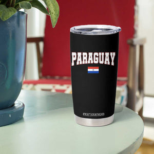 Paraguay Retro Athletic Varsity Style Tumbler Cup Paraguaya Flag Country Pride Heritage TS02 Print Your Wear