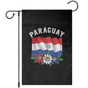 Paraguay Flag Passion Flower Mburucuya Graphic Garden Flag Paraguaya Hispanic Latino Heritage Cultura Pride TS02 Black Print Your Wear