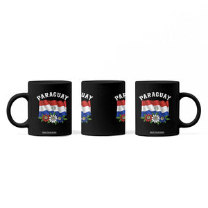 Paraguay Flag Passion Flower Mburucuya Graphic Coffee Mug Paraguaya Hispanic Latino Heritage Cultura Pride TS02 Print Your Wear