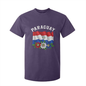 Paraguay Flag Passion Flower Mburucuya Graphic T Shirt For Kid Paraguaya Hispanic Latino Heritage Cultura Pride TS02 Purple Print Your Wear
