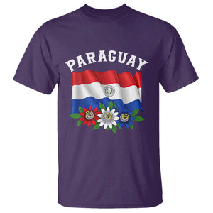 Paraguay Flag Passion Flower Mburucuya Graphic T Shirt Paraguaya Hispanic Latino Heritage Cultura Pride TS02 Purple Print Your Wear