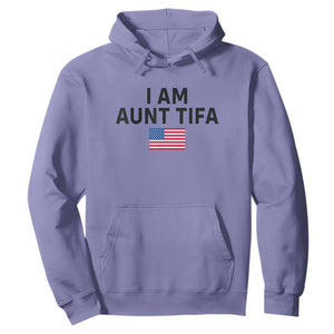 Funny I Am Aunt Tifa Hoodie Sarcastic Political Meme American Flag TS02 Violet Print Your Wear