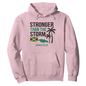 Stronger Than The Storm Jamaica Hoodie Resilience and Hope Hurricane Awareness TS02 Light Pink Print Your Wear