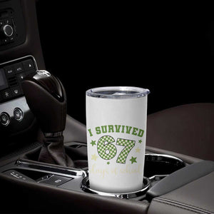 I Survived 67 Days of School Tumbler Cup Funny Six Seven Meme Students Teacher Celebration TS02 Print Your Wear