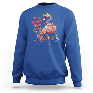 Funny Mardi Gras Flamingo Sweatshirt It's Mardi Gras Y'all TS02 Royal Blue Printyourwear
