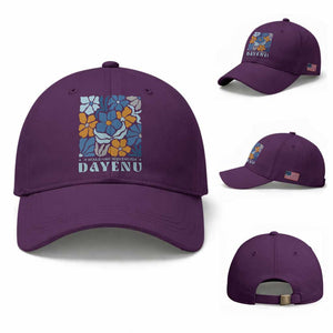 Dayenu Passover Jewish Holiday Floral Retro Baseball Cap It Would Have Been Enough Meaningful Seder Gift TS02 Baseball Cap Universal Fit Purple Print Your Wear