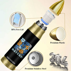 Dayenu Passover Jewish Holiday Floral Retro Bullet Tumbler It Would Have Been Enough Meaningful Seder Gift TS02 Print Your Wear