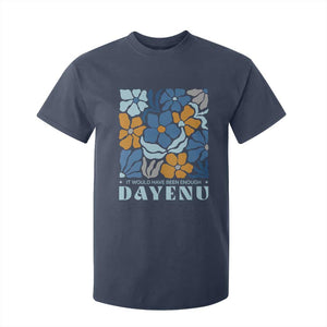 Dayenu Passover Jewish Holiday Floral Retro T Shirt For Kid It Would Have Been Enough Meaningful Seder Gift TS02 Navy Print Your Wear