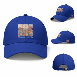 A Lot Can Happen In Three Days Christian Easter Baseball Cap Empty Tomb Cross Landscape Faith Inspirational Gift TS02 Baseball Cap Universal Fit Royal Blue Print Your Wear