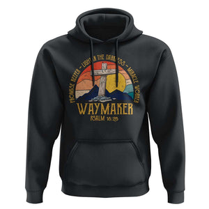 Bible Verse Hoodie Waymaker Psalm Isaiah Promise Keeper Light In The Darkness Miracle Worker Christian Religious TS02 Black Print Your Wear