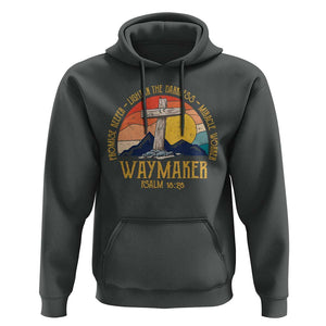 Bible Verse Hoodie Waymaker Psalm Isaiah Promise Keeper Light In The Darkness Miracle Worker Christian Religious TS02 Dark Heather Print Your Wear