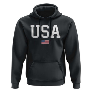 USA Hoodie Patriotic American Flag TS02 Black Print Your Wear