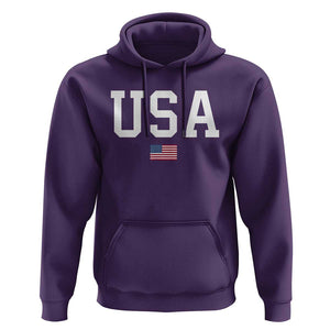 USA Hoodie Patriotic American Flag TS02 Purple Print Your Wear