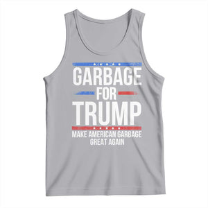 Garbage For Trump 2024 Tank Top Make American Garbage Great Again TS02 Athletic Heather Print Your Wear