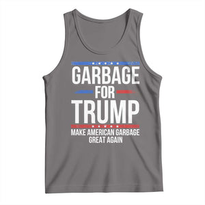 Garbage For Trump 2024 Tank Top Make American Garbage Great Again TS02 Deep Heather Print Your Wear