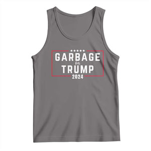 Garbage For Trump 2024 Tank Top US 47th President TS02 Deep Heather Print Your Wear