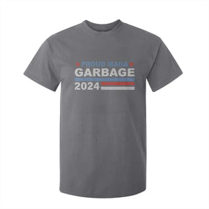 Proud Garbage 2024 T Shirt For Kid Vote Trump for President Election TS02 Charcoal Print Your Wear