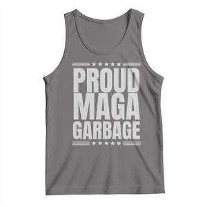 Proud Garbage 2024 Tank Top Vote Trump for President TS02 Deep Heather Print Your Wear