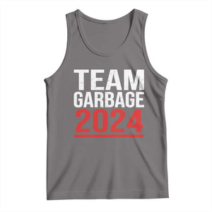 Team Garbage 2024 Tank Top For Trump 47th President TS02 Deep Heather Print Your Wear