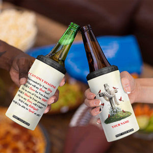 Faith I Can Only Imagine Cardinal 4 in 1 Can Cooler Tumbler Personalized TS04 Print Your Wear