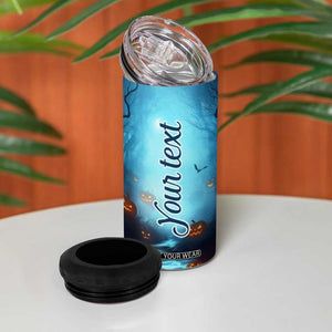 Halloween Witch Into The Woods 4 in 1 Can Cooler Tumbler Personalized TS04 Print Your Wear