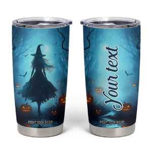Halloween Witch Into The Woods Tumbler Cup Personalized TS04 Multicolor Print Your Wear