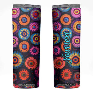 Crochet Pattern Skinny Tumbler Personalized TS04 Multicolor Print Your Wear