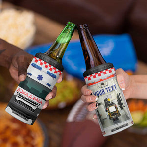 Ambulance Emergency Car Personalized 4 in 1 Can Cooler Tumbler TS04 Print Your Wear