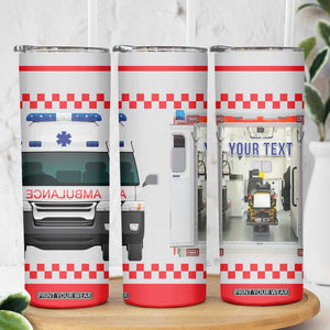 Ambulance Emergency Car Personalized Skinny Tumbler TS04 Print Your Wear